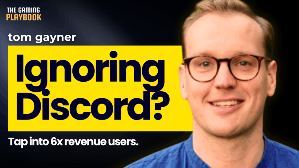 How Game Studios Are Monetizing Discord | Tom Gayner