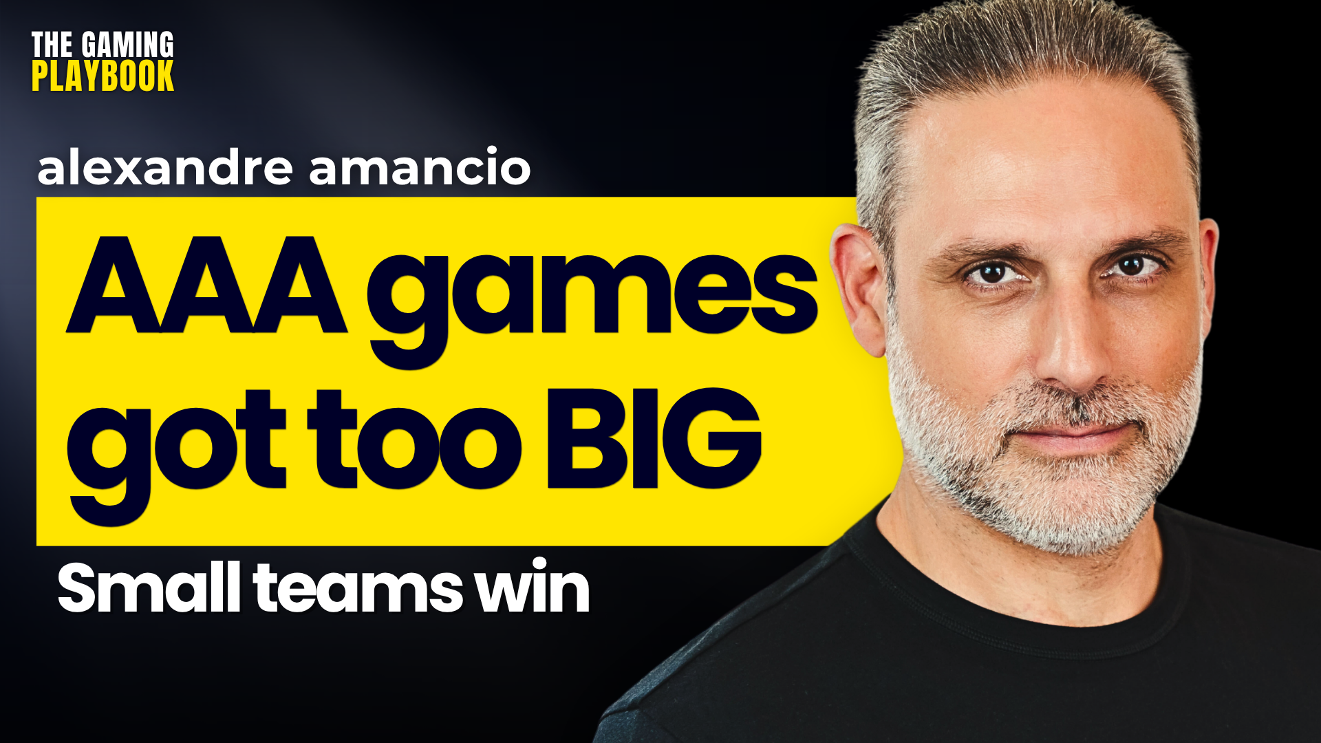 Why Small Game Teams Are Starting To Beat AAA Studios | Alexandre Amancio